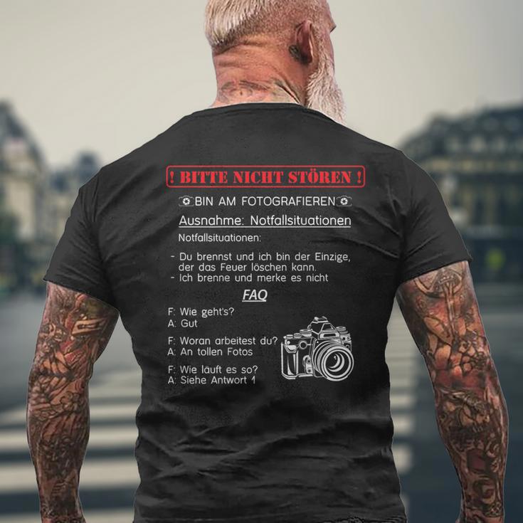 Bitte Nicht Stören Do Not Disturb T-Shirt mit Rückendruck Geschenke für alte Männer