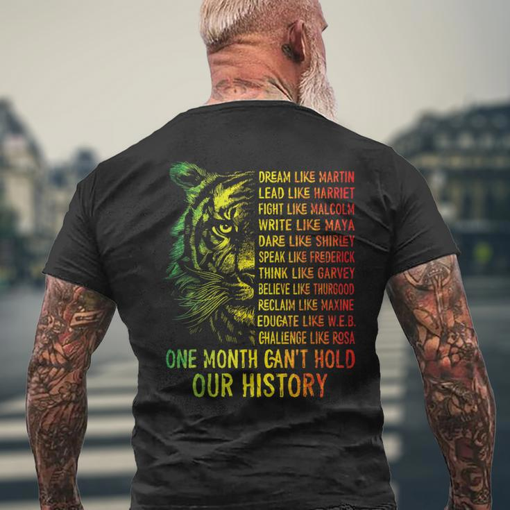 Black History -Black History Month Dream Like Martin Men's T-shirt Back Print Gifts for Old Men