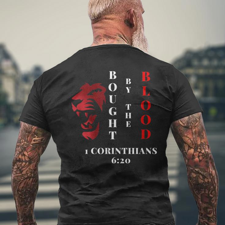 Blood Of Jesus Christ Men's T-shirt Back Print Gifts for Old Men