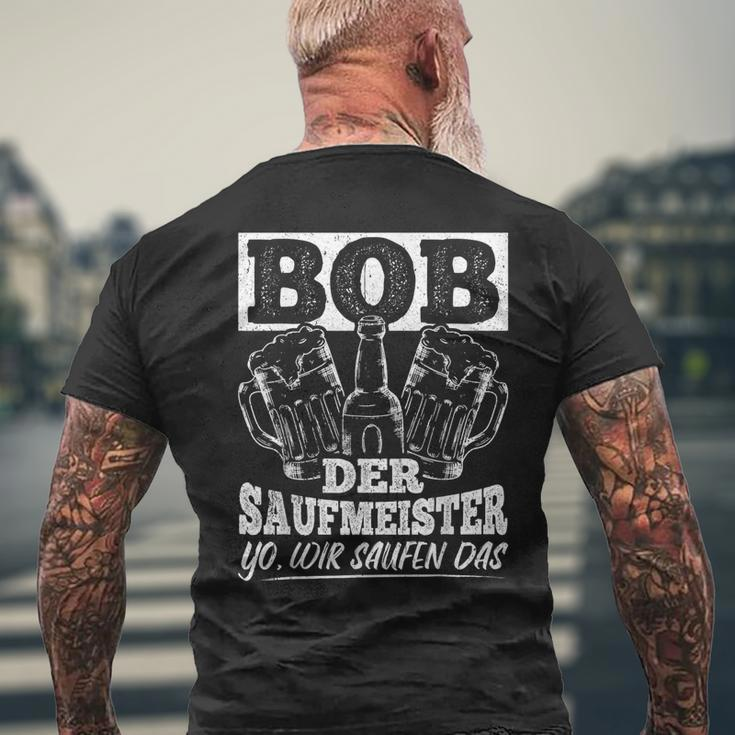 Bob Der Saufmeister Kurzärmliges Herren-T-Kurzärmliges Herren-T-Shirt, Spaß für Biertrinker Geschenke für alte Männer
