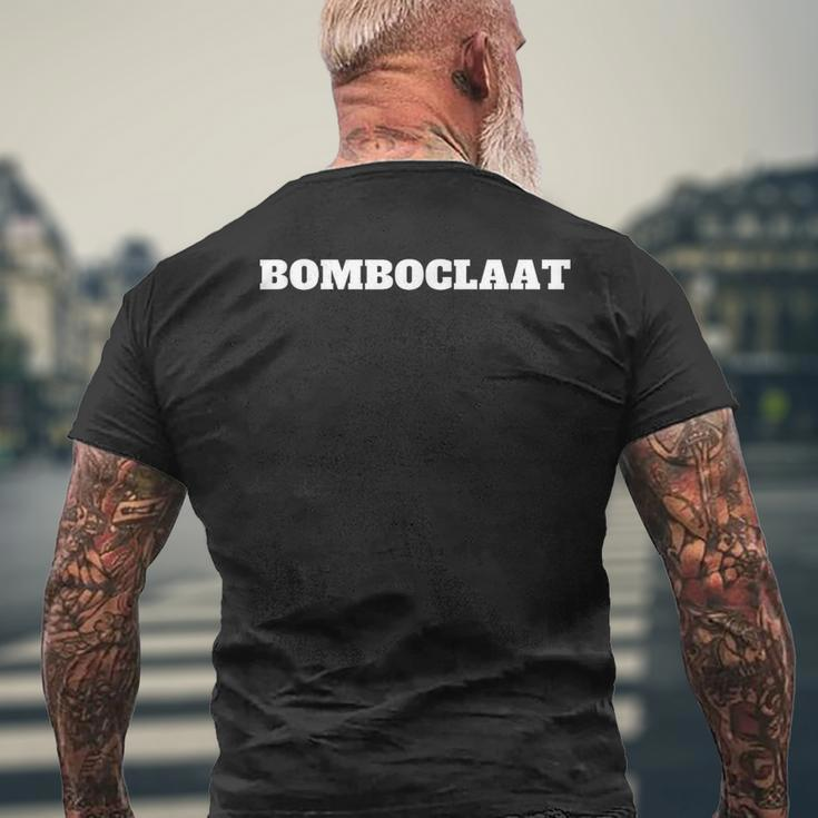 Bomboclaat Jamaica Meme Social Men's T-shirt Back Print Gifts for Old Men