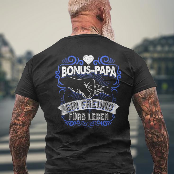 Bonus Papa Bonuspapa Stiefsohn Bonusater Geschenk T-Shirt mit Rückendruck Geschenke für alte Männer