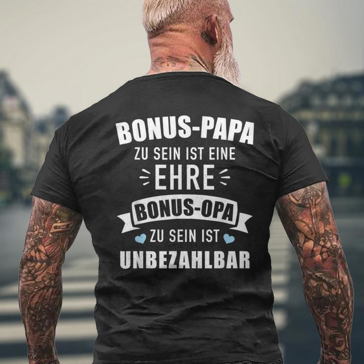 Bonus Papa Zu Sein Ist Eine Ehre Bonus Opa Ist Unzahlbar German Language T-Shirt mit Rückendruck Geschenke für alte Männer
