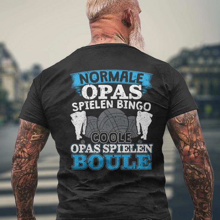 Boule Grandpa Petanque & Boccia Boule Game T-Shirt mit Rückendruck Geschenke für alte Männer