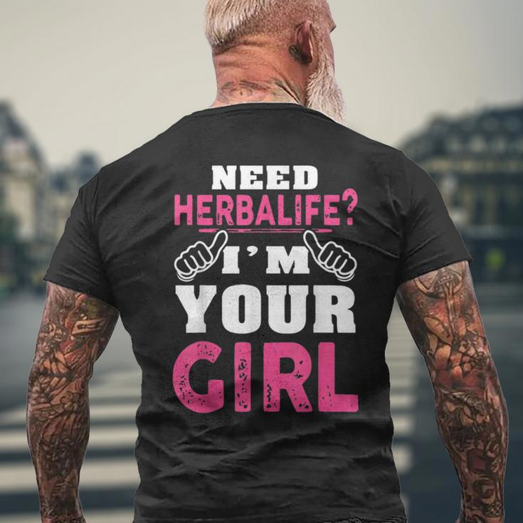 Brauche Herbalife Ich Bin Dein Freundin T-Shirt mit Rückendruck Geschenke für alte Männer
