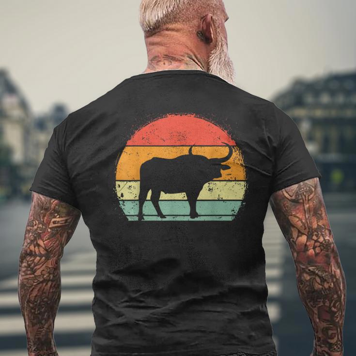 Buffalo Retro Vintage Buffalo Lover Men's T-shirt Back Print Gifts for Old Men