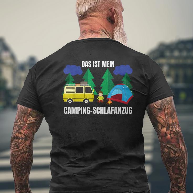 Camping Pyjamas Caravan Tent T-Shirt mit Rückendruck Geschenke für alte Männer