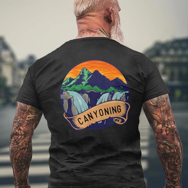 Canyoning Schluchtenwandern Hiking T-Shirt mit Rückendruck Geschenke für alte Männer