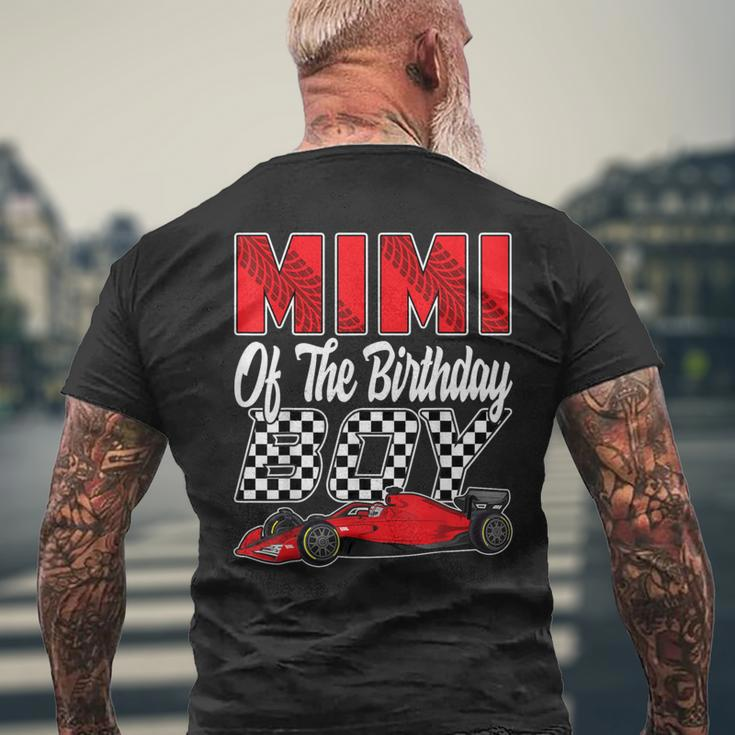 Car Racing Mimi Of The Birthday Boy Formula Race Car Men's T-shirt Back Print Gifts for Old Men