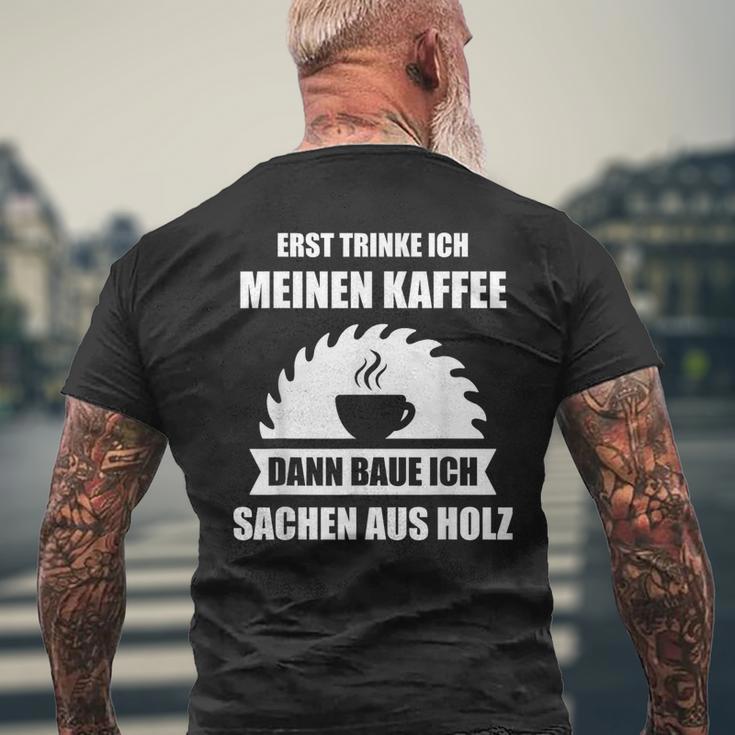 Carpenter's Craftsman Master Slogan T-Shirt mit Rückendruck Geschenke für alte Männer