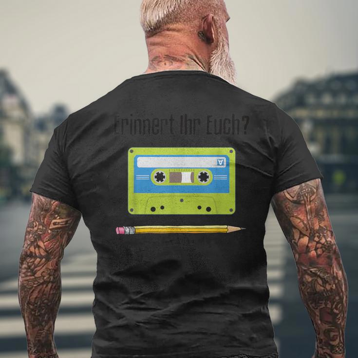 Cassette Pencil T-Shirt mit Rückendruck Geschenke für alte Männer