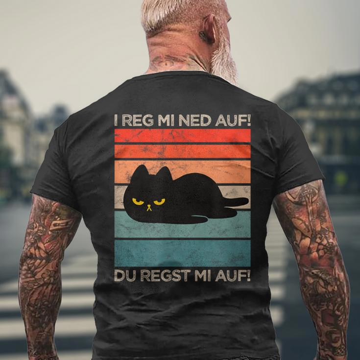 Cat I Reg Mi Not Auf Evil Cat T-Shirt mit Rückendruck Geschenke für alte Männer