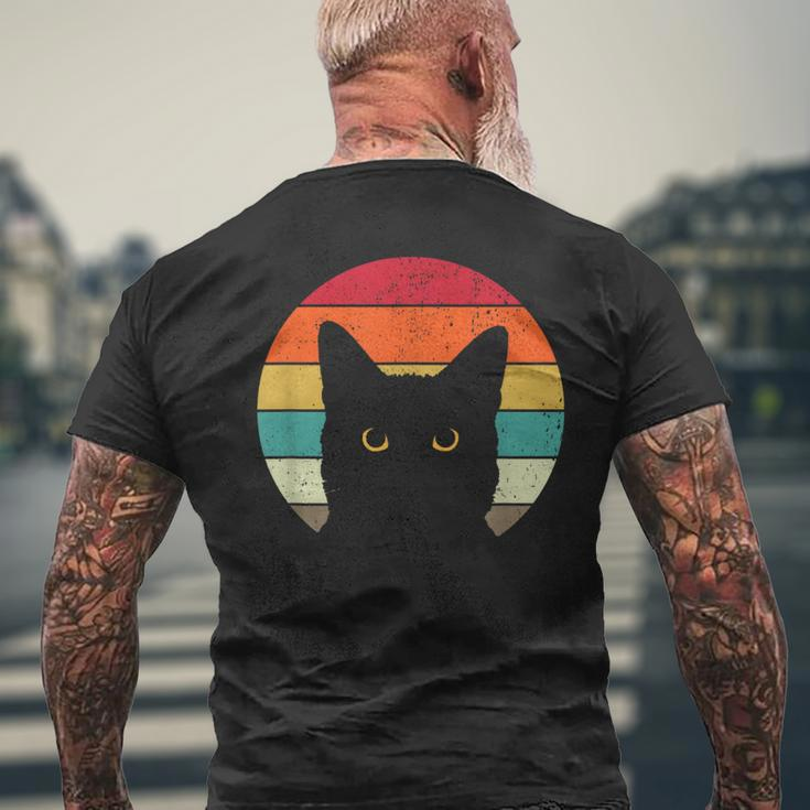 Cat Retro Vintage Cat T-Shirt mit Rückendruck Geschenke für alte Männer