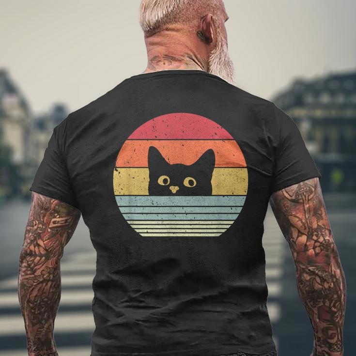 Cat Vintage Retro Vintage T-Shirt mit Rückendruck Geschenke für alte Männer