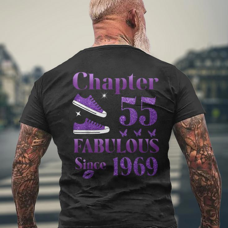 Chapter 55 Fabulous Since 1969 55Th Birthday Men's T-shirt Back Print Gifts for Old Men