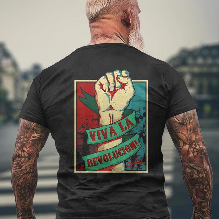 Che Guevara Revolutionary Viva La Revolucion T-Shirt mit Rückendruck Geschenke für alte Männer