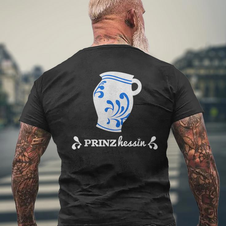 Cider Bembel Prinzessin Aus Hessen Ebbelwoi Hessian T-Shirt mit Rückendruck Geschenke für alte Männer