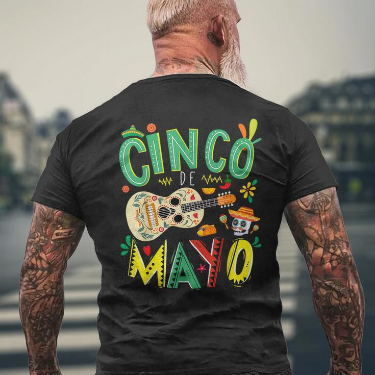 Cinco De Mayo Lets Fiesta Squad 5 De Mayo Mexican Fiesta Men's T-shirt Back Print Gifts for Old Men