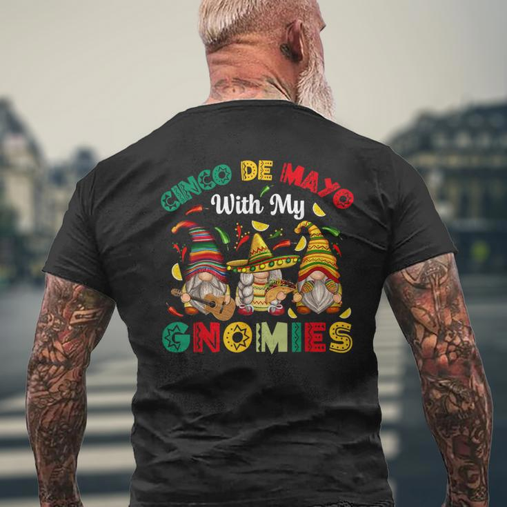 Cinco De Mayo With My Gnomies Mexican Fiesta Women Men's T-shirt Back Print Gifts for Old Men