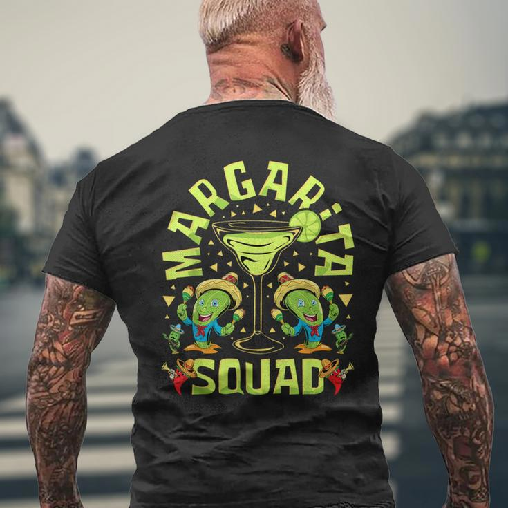 Cinco De Mayo Margarita Squad Men's T-shirt Back Print Gifts for Old Men