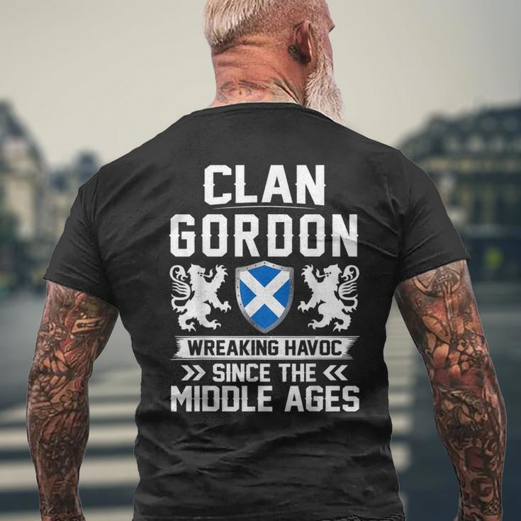 Clan Gordon Scottish Family Scotland Fathers Men's T-shirt Back Print Gifts for Old Men