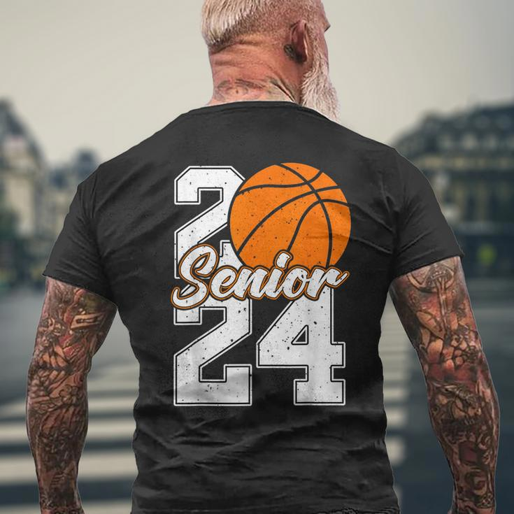 Class Of 2024 Basketball Senior Senior 2024 Basketball Men's T-shirt Back Print Gifts for Old Men