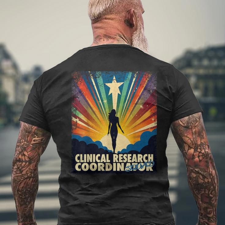Clinical Research Coordinator Female Hero Job Women Men's T-shirt Back Print Gifts for Old Men