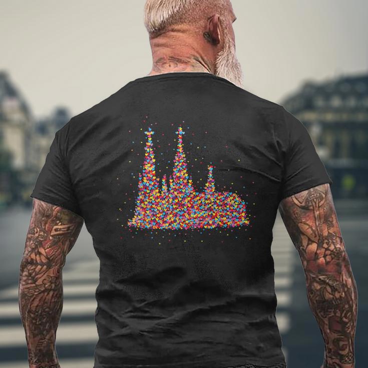 Cologne Cathedral Carnival Confetti Idea S T-Shirt mit Rückendruck Geschenke für alte Männer