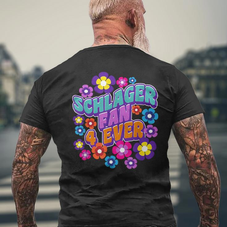 Cool Schlager Folk Music Hit Fan Hit Music Music T-Shirt mit Rückendruck Geschenke für alte Männer