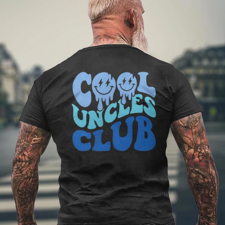 Cool Uncles Club Best Uncle Ever Fathers Day Pocket Men's T-shirt Back Print Gifts for Old Men