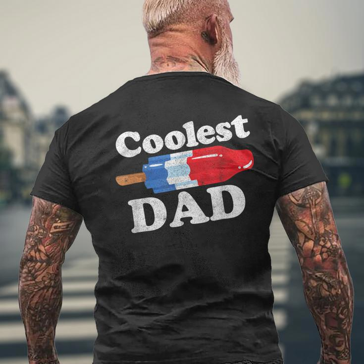 Coolest Dad Popsicle Bomb Retro 80S Pop Fathers Men's T-shirt Back Print Gifts for Old Men