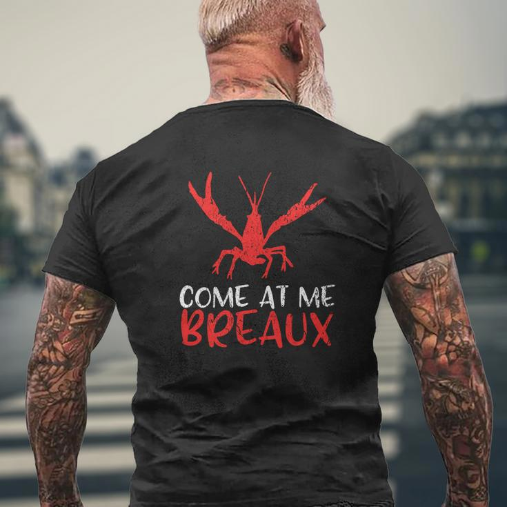 Crawfish Tees Cajun Mens Back Print T-shirt Gifts for Old Men