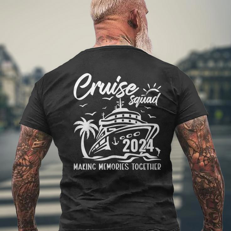 Cruise Squad 2024 Making Memories For A Lifetime Family Trip Men's T-shirt Back Print Gifts for Old Men