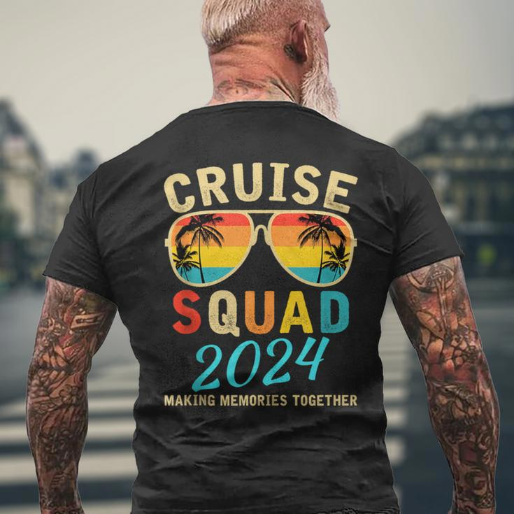 Cruise Squad 2024 Summer Vacation Matching Family Group Men's T-shirt Back Print Gifts for Old Men
