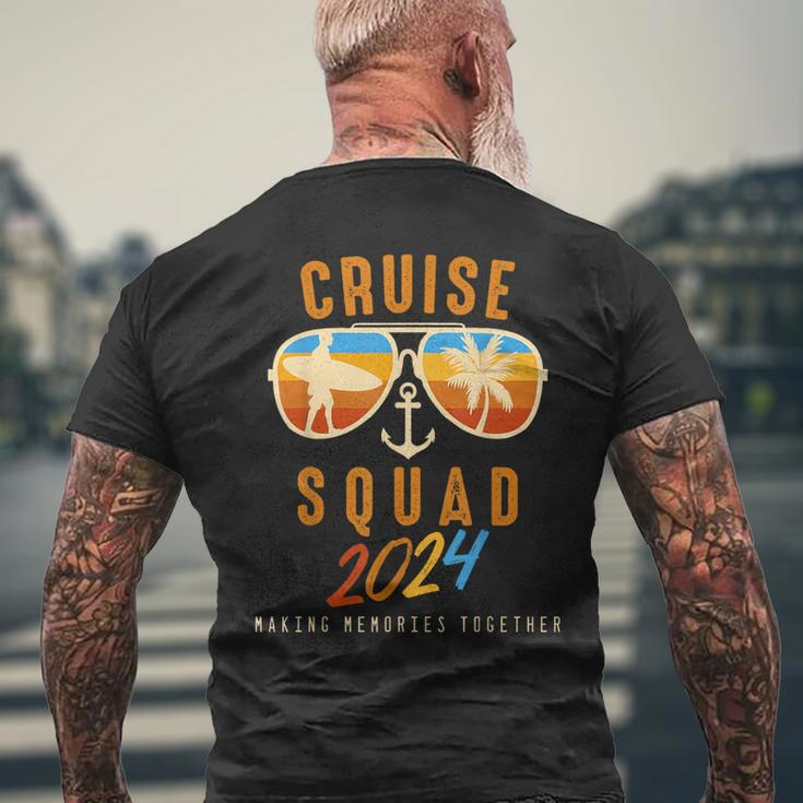 Cruise Squad Vacation Trip 2024 Matching Group Men's T-shirt Back Print Gifts for Old Men