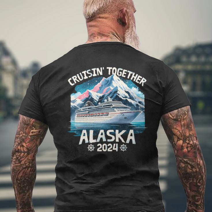 Cruisin Together Alaska 2024 Family Friend Alaska Cruise Men's T-shirt Back Print Gifts for Old Men