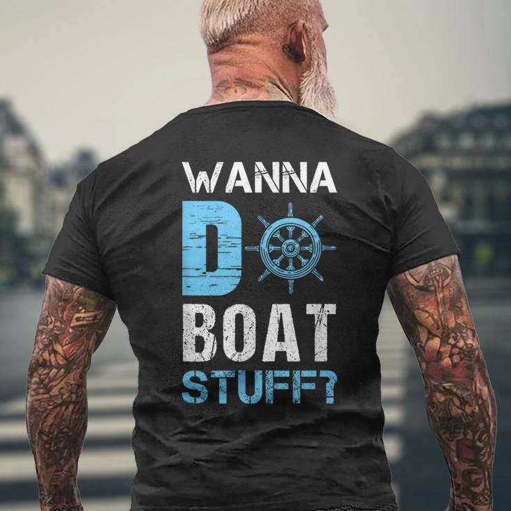 Cruising Cruiser Vintage Sailing Ship Sayings Men's T-shirt Back Print Gifts for Old Men