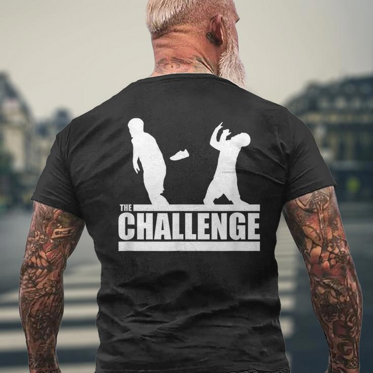 The Ct Wes Challenge Who Throws A Shoe Men's T-shirt Back Print Gifts for Old Men
