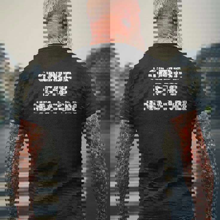 Cumbia Es El Nuevo Punk Para Los Amantes De Cumbia Punk Punk Camiseta Hombre Estampado Espalda Regalos para ancianos
