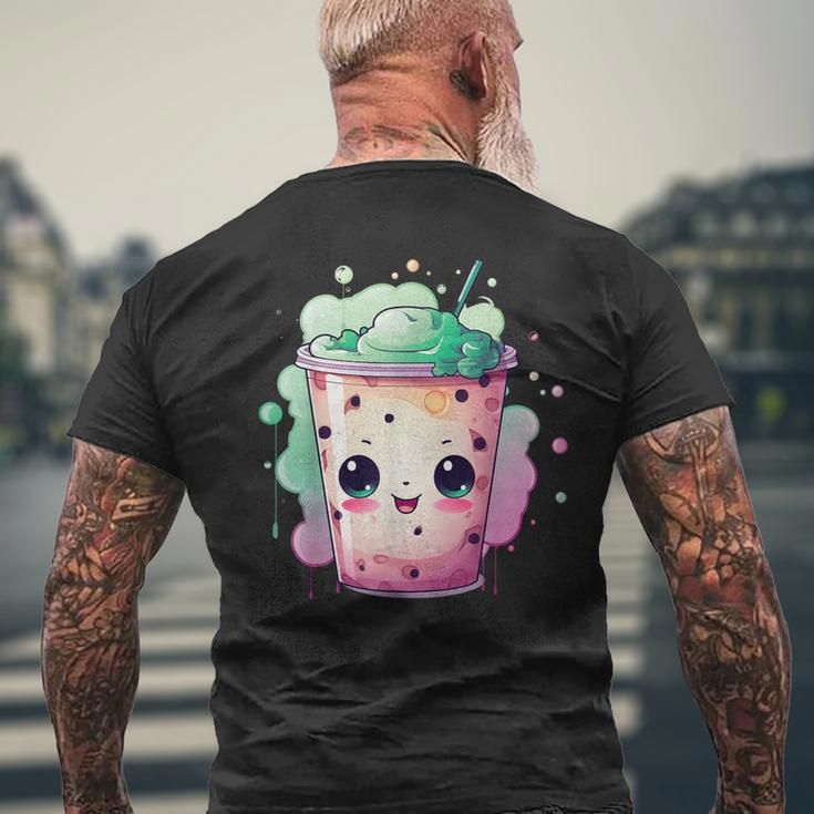 Cute Bubble Tea I Milk Tea I Bubble Tea T-Shirt mit Rückendruck Geschenke für alte Männer