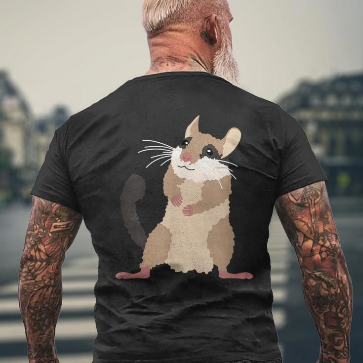 Cute Garden Sleeper Rodent Mouse T-Shirt mit Rückendruck Geschenke für alte Männer
