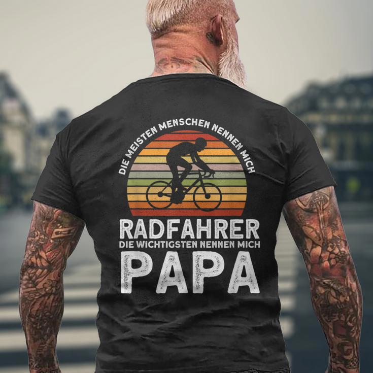 Cycling Die Wichtigsten Nennen Mich Papa T-Shirt mit Rückendruck Geschenke für alte Männer