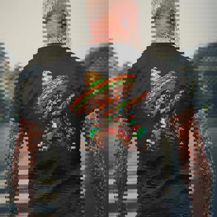 Dabbing Mexican Poncho Cinco De Mayo Cinco De Mayo Men's T-shirt Back Print Gifts for Old Men Dabbing Mexican Poncho Cinco De Mayo Cinco De Mayo Men's T-shirt Back Print Gifts for Old Men