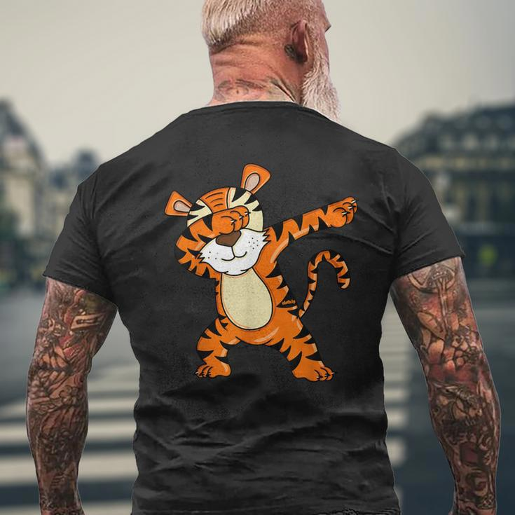 Dabbing Tiger Boys Tiger Dab T-Shirt mit Rückendruck Geschenke für alte Männer