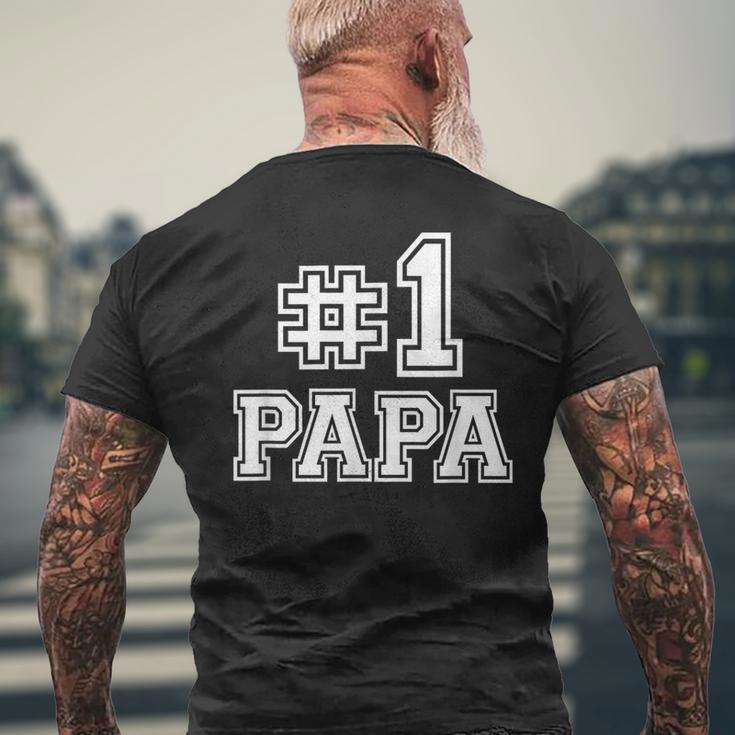 Dad 1 T-Shirt mit Rückendruck Geschenke für alte Männer