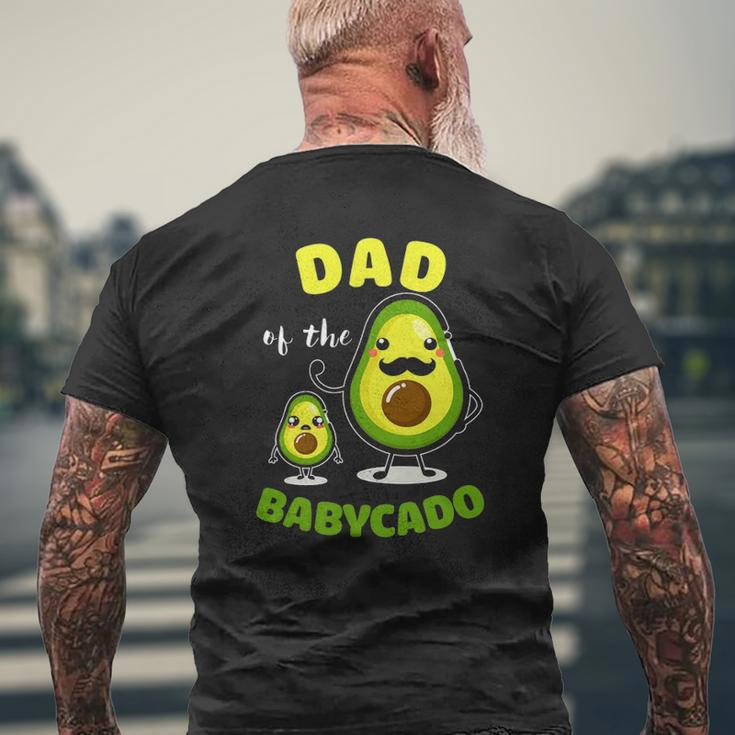Dad Of The Babycado Avocado Family Matching Mens Back Print T-shirt Gifts for Old Men