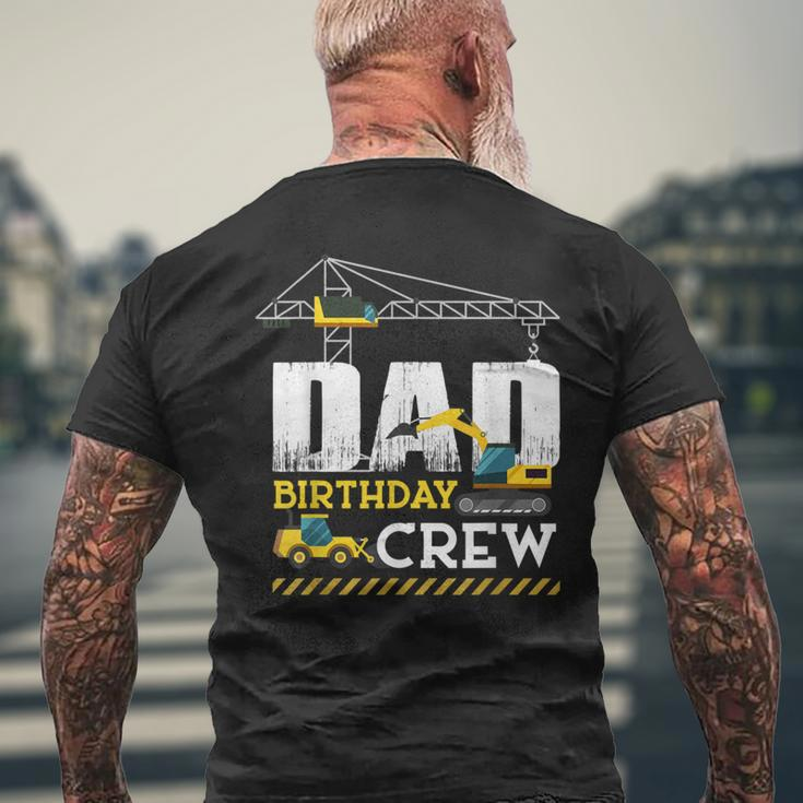 Dad Birthday Crew Construction Father's Day Men's T-shirt Back Print Gifts for Old Men