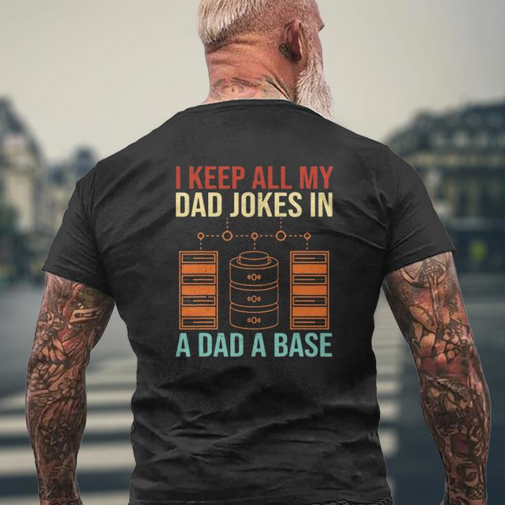 Dad Father's Day Programmers Programming Coding Apparel Mens Back Print T-shirt Gifts for Old Men