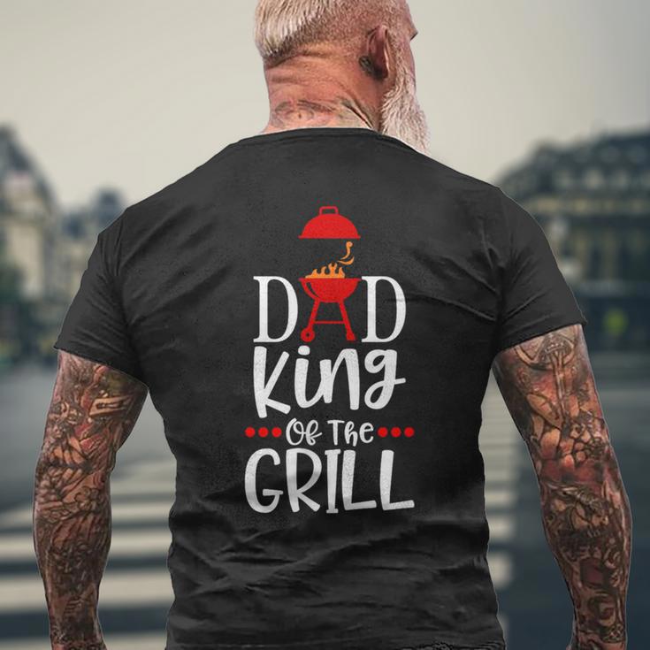 Dad King Of The Grill Men's T-shirt Back Print Gifts for Old Men