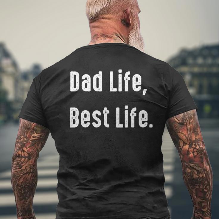 Dad Life Best Life Lustiger Papa T-Shirt mit Rückendruck Geschenke für alte Männer